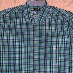 Men’s Chaps Short Sleeve Button Down XXL